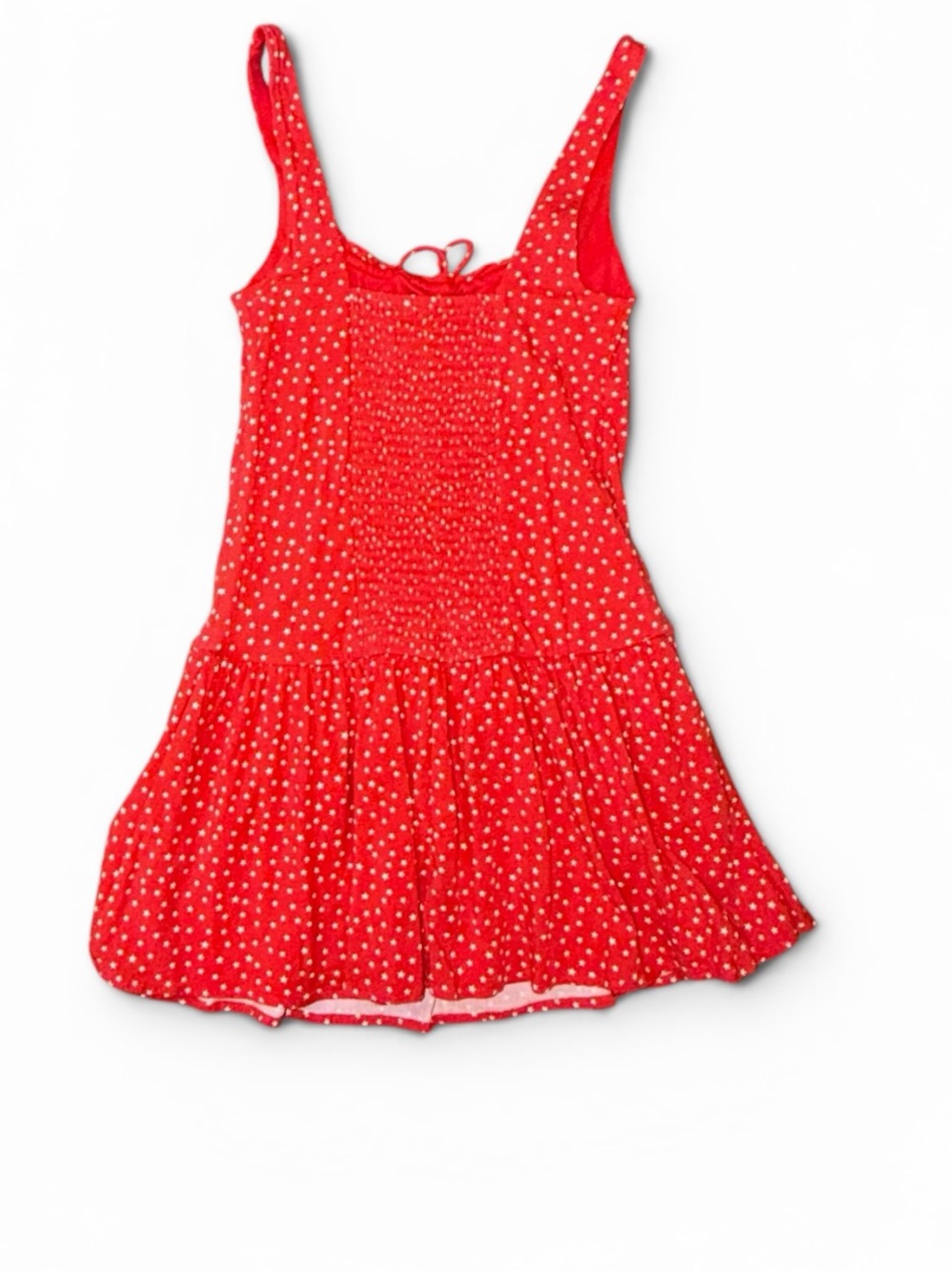 Wild Fable Red Polka Dot Cottagecore Mini Dress - Picture 2 of 5